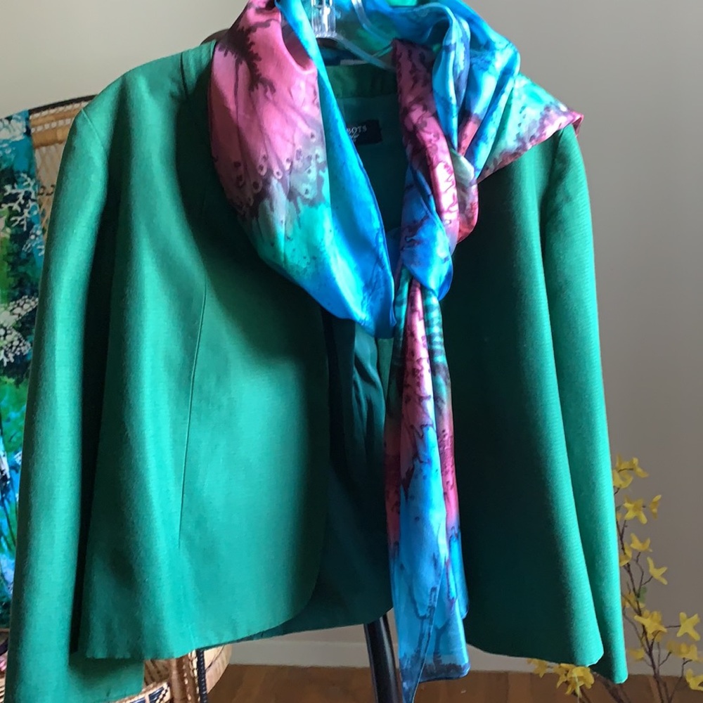 Hand Dye Silk Scarf